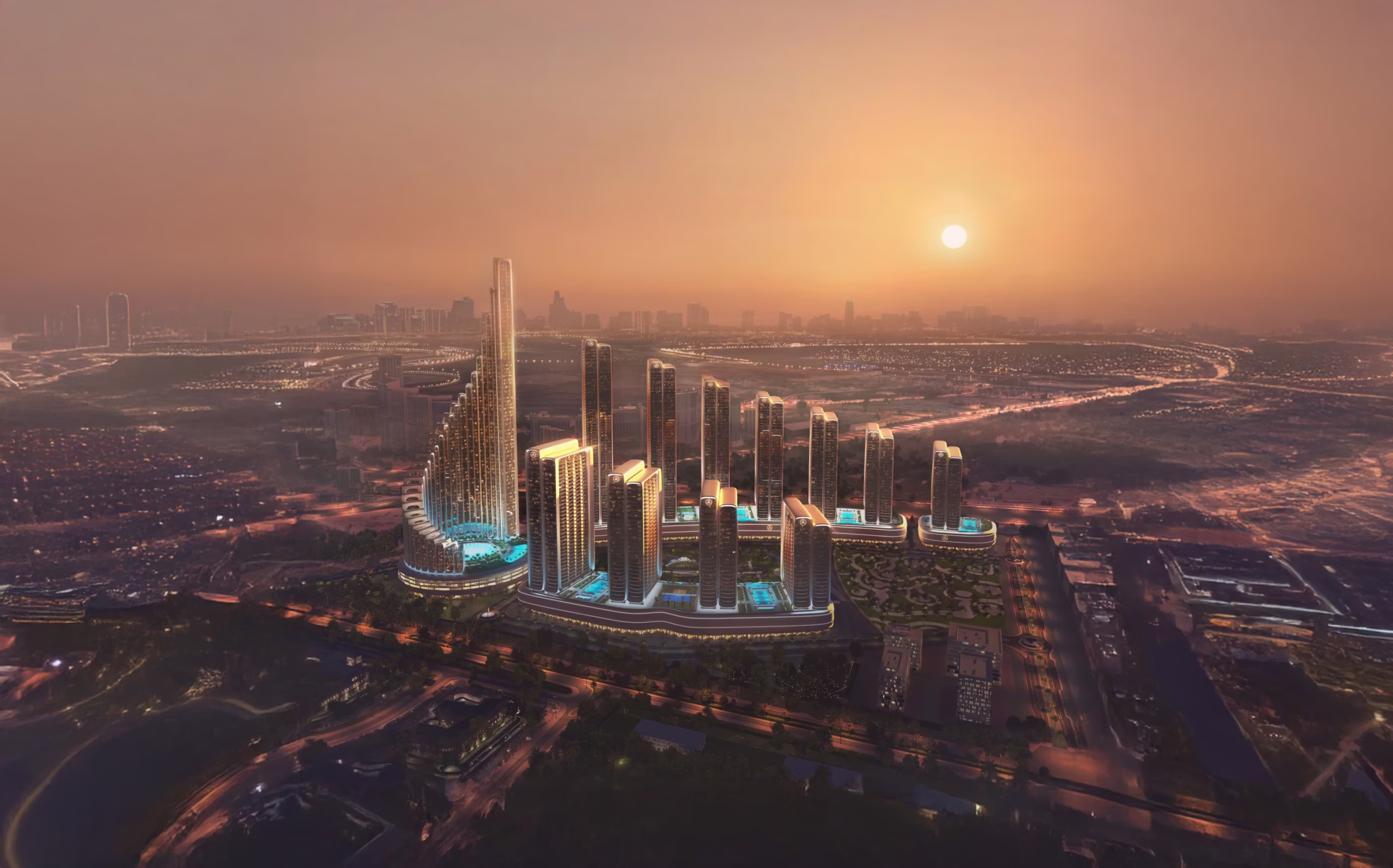 Mercedes-Benz Places by Binghatti — 3BR branded residence, Downtown